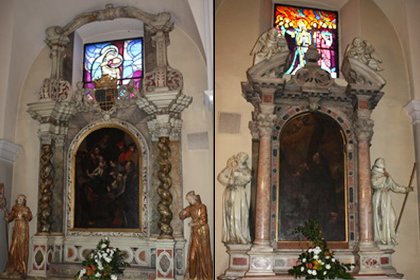 oltar svete ane i svetog franje